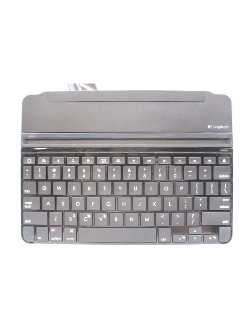 Logitech Ultrathin Magnetic Clip-On Keyboard iPad Air 2 Gray Angle Adjust NEW